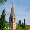 Der Traminer Kirchturm z&auml;hlt zu den h&ouml;chsten in Tirol. Foto: AT, &copy; Peer
