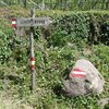 Zu Beginn unserer Wanderung folgen wir den Wegweisern zur Leuchtenburg - Foto: ED, &copy; Peer