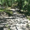 Doch zuerst noch ein Blick zur&uuml;ck… die letzten Meter waren doch etwas m&uuml;hsam - Foto: ED, &copy; Peer