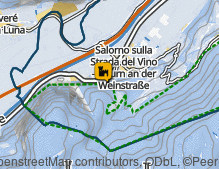 Map: Haderburg / Castello di Salorno