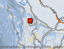 Karte: Radtour Überetsch Unterland Mitterbergrunde