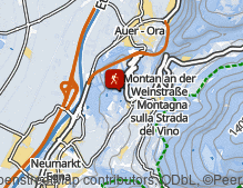 Map: Wanderung von Montan nach Glen