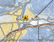 Mappa: Kapuzinerkirche und -kloster Bozen / Chiesa dei Cappuccini