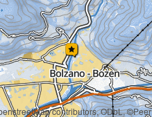 Map: Bozner Weinkost / Mostra vini di Bolzano