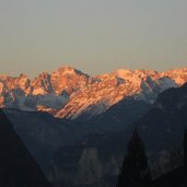 brenta dolomiten brentadolomiten von buchholz salurn morgenroete