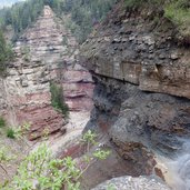 RS Bletterbach Schlucht Gesteinsschichten Canyon