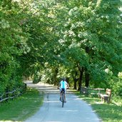 ueberetscher spazierweg radfahrer