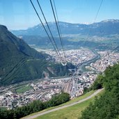 RS rittner seilbahn blick auf bozen