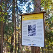 tafel auf kaisers spuren roemische strassen bei oberbozen