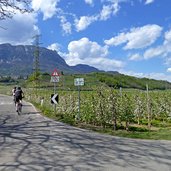 kaltern katzental radweg abzweigung kaltern und see auer