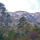 Grosse Scharte Blick hinauf zum Mendelkamm