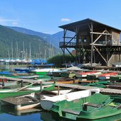 Ueberetsch Kaltern Kalterer See Bootsverleih