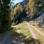 weg eppaner hoehenweg richtung matschatsch herbst