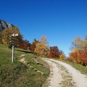 wegweiser bei gasthof buchwald