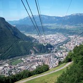 RS rittner seilbahn blick auf bozen