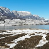 RS DJI kalterersee kalterer see winter schnee von sueden richtung kaltern biotop