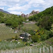 RS schloss sigmundskron oberhalb frangart radweg aus