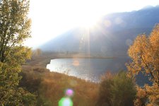 Kaltern Kalterer See Herbst