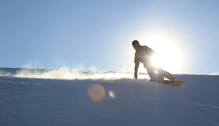 Skigebiet Snowboarder
