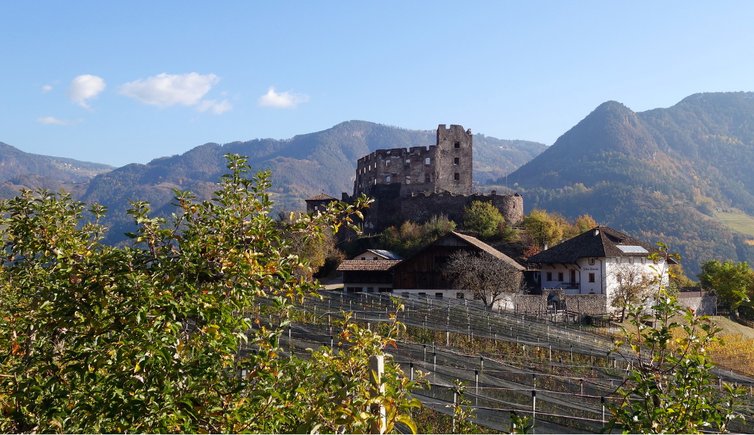 RS jenesien burg ruine rafenstein herbst