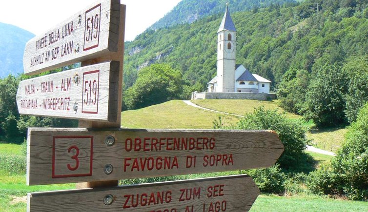 P Fennberg Fenner See Oberfennberg Kirche St Leonhard