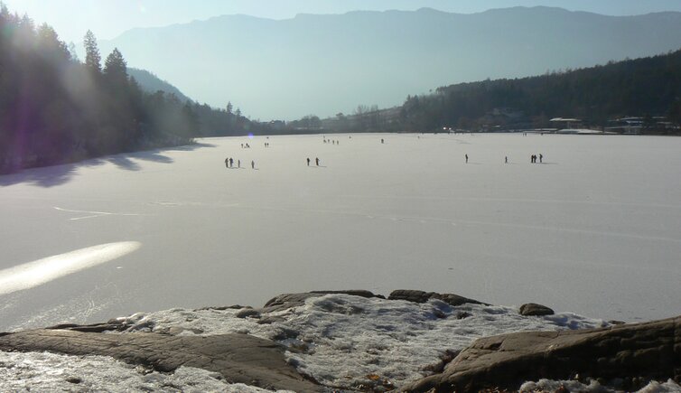 Montiggler See Winter